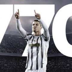 Cristiano rectifica y presume de récord con los colores de la Juve