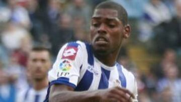 Cavaleiro en el encuentro ante el Valencia.