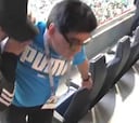 Maradona salió de la grada en un lamentable estado