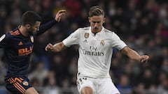 Llorente, durante el Real Madrid-Valencia.