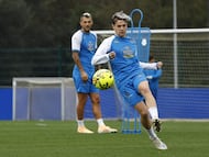 Entrenamiento Deportivo de La Coruña. Rubén López Stoichkov