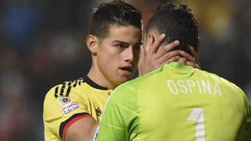 Ospina, James y Bacca: ¿Cómo está la columna de la Selección?