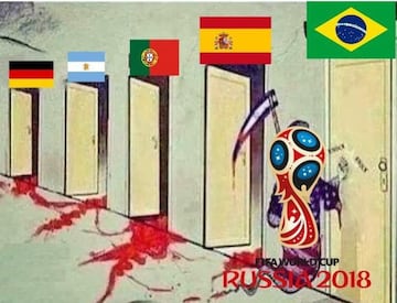 Los mejores memes del Brasil-Bélgica