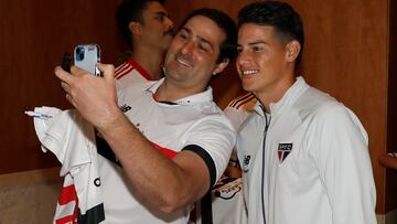 Hinchas de Sao Paulo quieren que James sea titular ante Inter de Limeira.