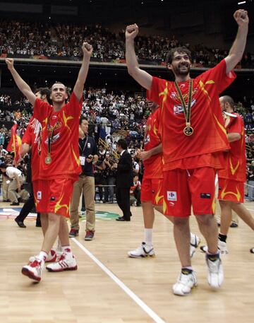 Uno de los jugadores que hizo que en la final de Saitama no se echara en falta a Pau Gasol. M芍ximo anotador ante Grecia (20 puntos, los mismos que Juan Carlos Navarro), con un 6/11 en triples en aquella final. Garbajosa fue incluido en el quinteto ideal j