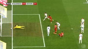 El increíble 'gol fantasma' del Bayern Munich en Borussia Park
