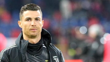 Cristiano Ronaldo a su llegada al estadio Dall&#039;Ara para el partido entre el Bolonia y la Juventus del 12 de enero de 2019