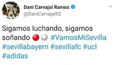 Carvajal and Sarabia social media team mix up on Twitter