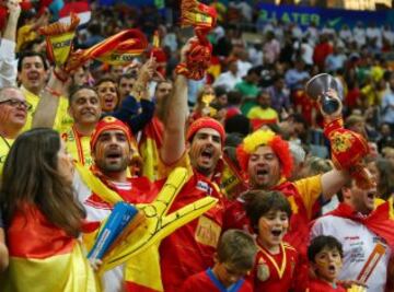 La semifinal España-Francia en imágenes