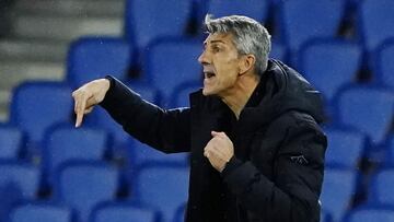 Soccer Football - Europa League - Group F - Real Sociedad v HNK Rijeka - Reale Arena, San Sebastian, Spain - December 3, 2020 Real Sociedad coach Imanol Alguacil during the match REUTERS/Vincent West