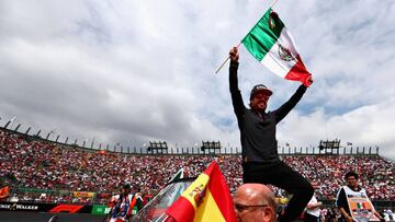 Fernando Alonso en M&eacute;xico.