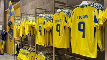 El precio de la camiseta de Durán con Al Nassr.