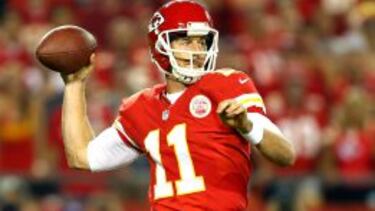 Alex Smith ha practicado pases profundosa durante la pre-season.