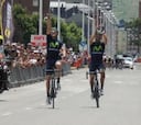Movistar domina a placer: Ion Izagirre, oro, y Valverde, plata