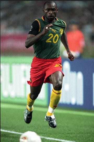 Olembe debutó con 17 años, 6 meses y 3 días ante Austria en la Copa del Mundo de Francia 1998. En dicho certamen jugó todos los partidos de grupo, hasta que Camerún fue eliminado. Hizo la misma hazaña en Corea y Japón 2002, en donde se despidió de los Mundiales.