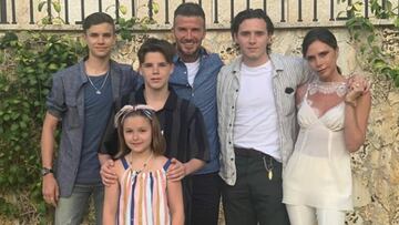 Los Beckham vía Instagram, Junio 02, 2019.