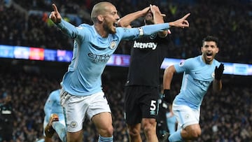 David Silva alarga la racha del Manchester City