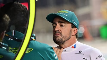 Fernando Alonso (Aston Martin). Sakhir, Bahréin. F1 2025.