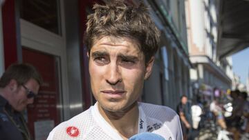 Mikel Landa tras la 16&ordm; etapa del Tour de Francia.