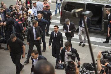 Messi dijo, en su declaración en el juicio, que él no sabía nada