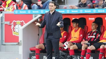 Gerardo Seoane, durante el duelo ante el Bayern. 