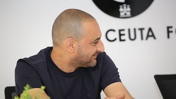 Imagen del presidente del Ceuta.