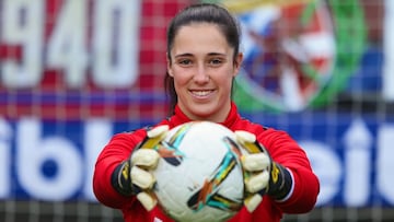La portera del Eibar femenino, Eunate Astralaga