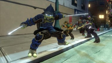 Viste a las Tortugas Ninja de samuráis al reservar Mutants in Manhattan