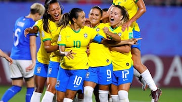 Jugadoras de Brasil.