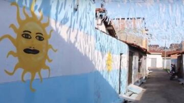 El barrio brasileño que apoya a Argentina en el Mundial
