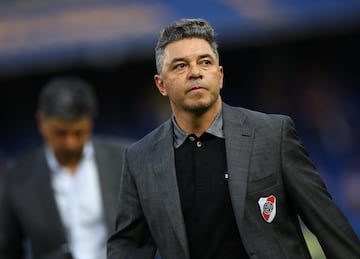 Soccer Football - Argentina Primera Division - Boca Juniors v River Plate - Estadio La Bombonera, Buenos Aires, Argentina - September 21, 2024 River Plate coach Marcelo Gallardo after the match REUTERS/Agustin Marcarian