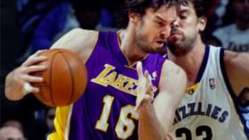 MARC GANÓ A PAU. Aunque tuvo peores números, Marc esta vez sí pudo doblegar a su hermano Pau.