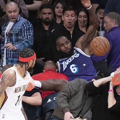 LeBron lo intentó todo pero no pudo salvar a sus Lakers