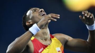  El atleta español Orlando Ortega logró la medalla de plata en la prueba de 110 m vallas 