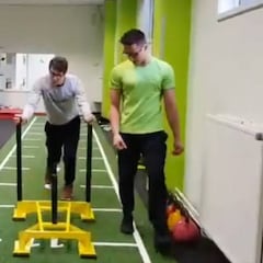 Stig Broeckx muestra cómo es su fase de recuperación