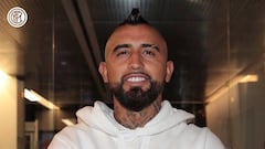 Arturo Vidal llegó a Italia para fichar por el Inter de Milán
