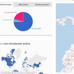 Mapa de casos y muertes por coronavirus por departamentos en Colombia: hoy, 26 de abril