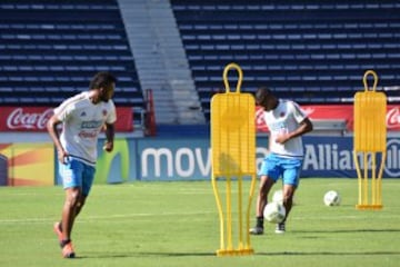 Colombia en el Metro, entrenamiento antes de Chile