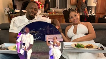 El atleta Usain Bolt y su pareja, Kasi Bennett, revelan que van a ser padres de una ni?a