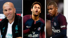 Neymar, Zidane y Mbappé, los más influyentes del fútbol galo