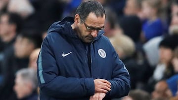 Soccer Football - Europa League - Round of 32 Second Leg - Chelsea v Malmo - Stamford Bridge, London, Britain - February 21, 2019 Chelsea manager Maurizio Sarri REUTERS/David Klein