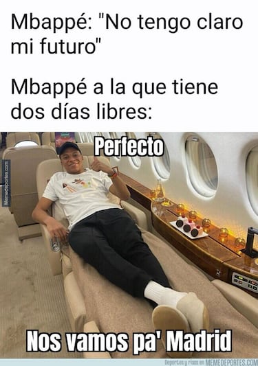 El futuro de Mbappé, de nuevo carne de memes