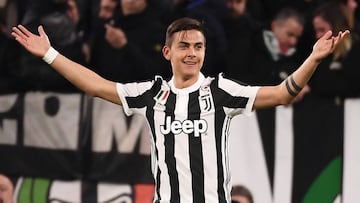 Dybala, en un partido de la Juventus.