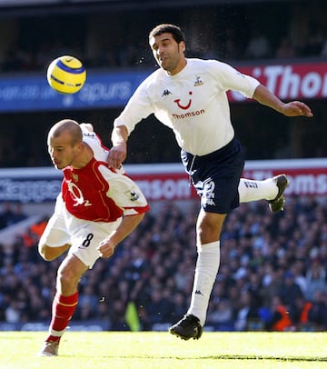 The Moroccan defender arrived in England after seven years with Coruña. He retired as a Spurs player in 2006.