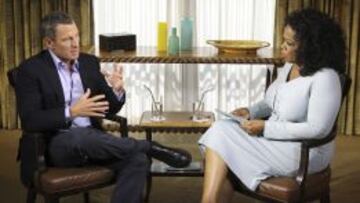 LA ENTREVISTA. El programa de Oprah Winfrey distribuy&oacute; esta foto de la entrevista que afront&oacute; Lance Armstrong el lunes en Austin.