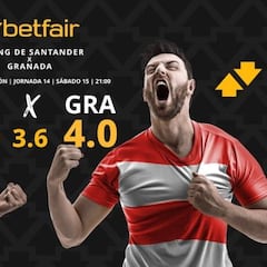 Racing de Santander vs. Granada CF: horario, dónde ver, pronósticos y clasificación
