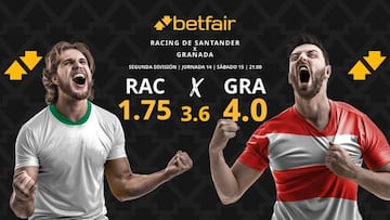 Racing de Santander vs. Granada CF: horario, dónde ver, pronósticos y clasificación