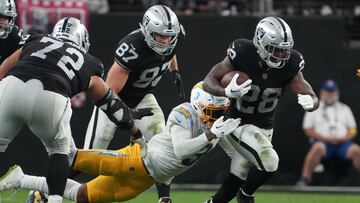 The struggling Los Angeles Rams host their second home game in five days as they take on a Las Vegas Raiders team trying to salvage their season