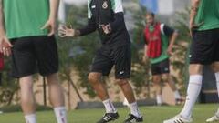 El Racing sacará sólo un delantero en Madrid