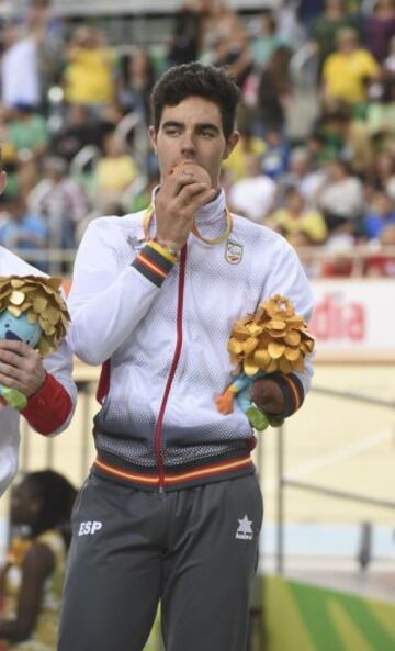 Alfonso Cabello consiguió ampliar el palmarés de España en ciclismo en pista gracias al bronce que ha conseguido en la prueba de 100 metros C4-5.